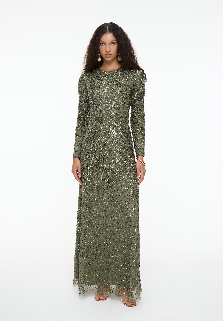 Платье Maryisa MODEST EMBELLISHED SEQUINS , Khaki/Green
Платье Maryisa MODEST EMBELLISHED SEQUINS , Khaki/Green