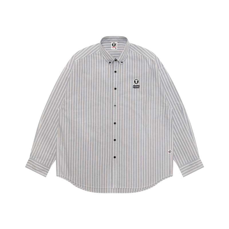 Рубашка A Bathing APE с вышитым полосатым логотипом Aape, серый
Рубашка A Bathing APE с вышитым полосатым логотипом Aape, серый