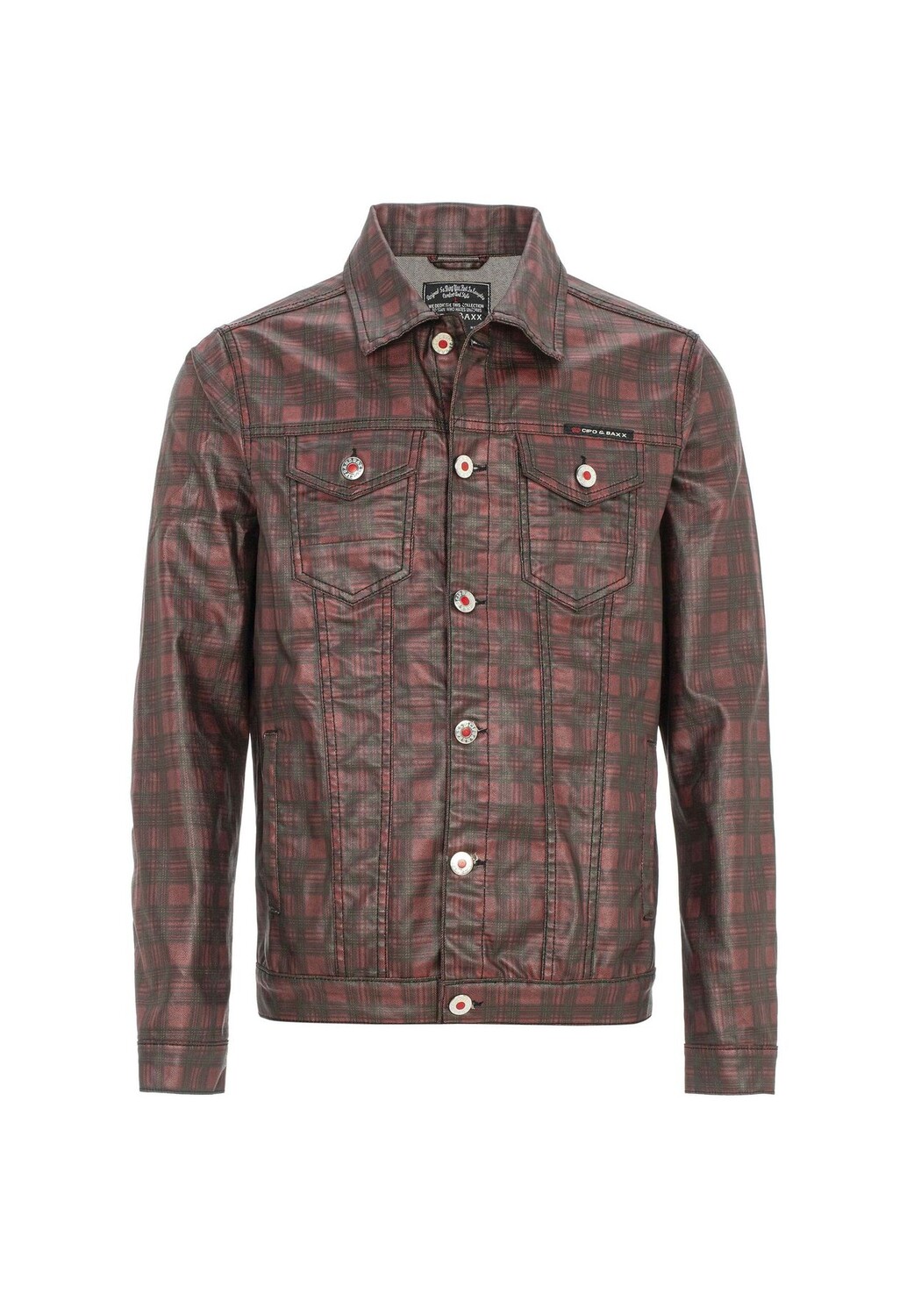 Жакет в модном клетчатом стиле CIPO & BAXX, красный
Жакет в модном клетчатом стиле CIPO & BAXX, красный