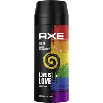 Спрей для тела Axe Unite Love is Love Дезодорант без алюминия, ограниченная серия, 150 мл Axe/Lynx
Спрей для тела Axe Unite Love is Love Дезодорант без алюминия, ограниченная серия, 150 мл Axe/Lynx