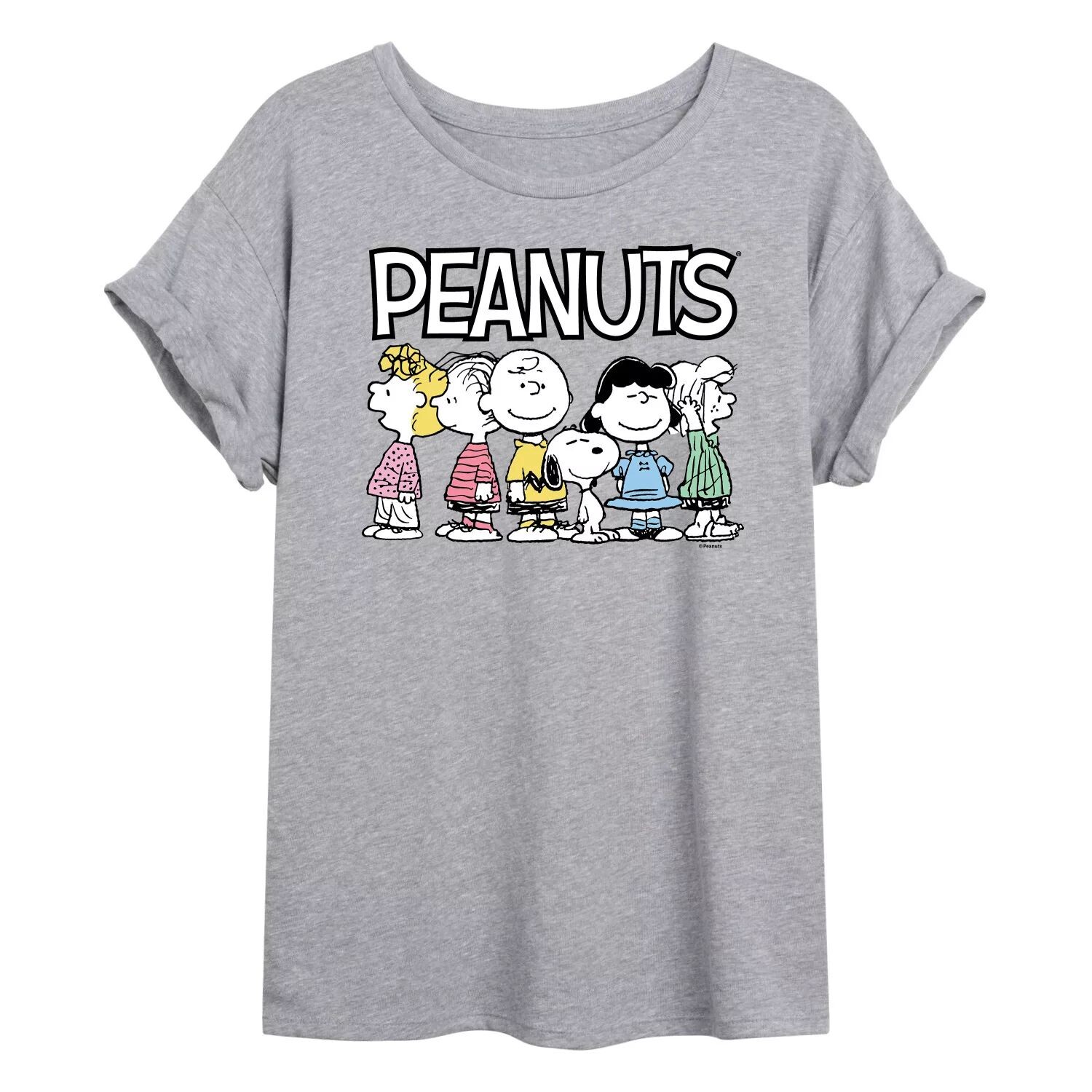 Детская футболка Peanuts Crew с струящимся рисунком и рисунком Licensed Character
Детская футболка Peanuts Crew с струящимся рисунком и рисунком Licensed Character
