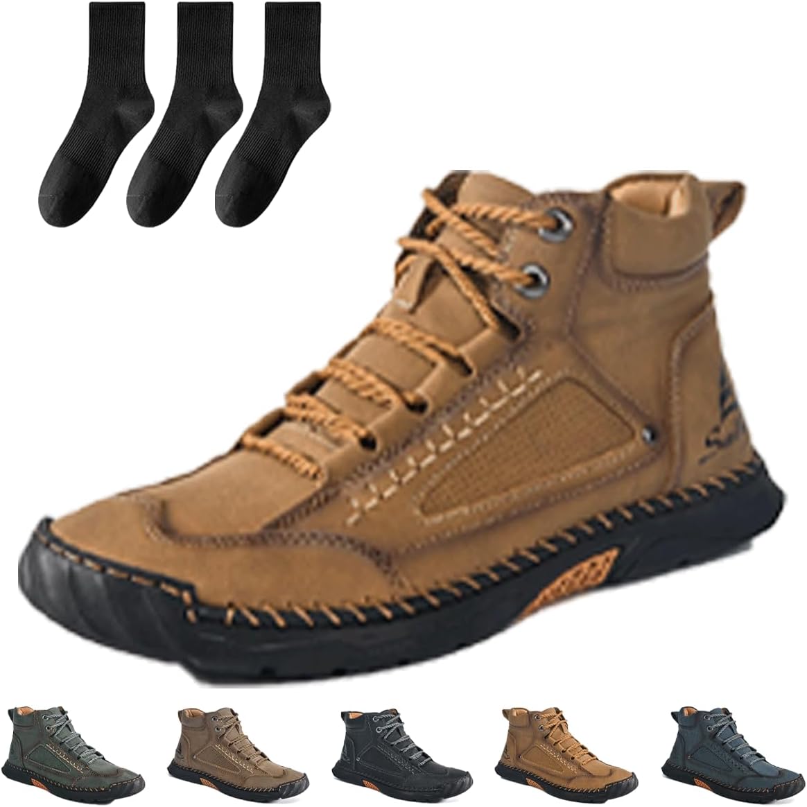 Мужская обувь широкого размера для походов и работы, удобные мужские кожаные ботинки ручной работы, водонепроницаемые, с поддержкой свода стопы, противоскользящие для активного отдыха Generic, коричневый
Мужская обувь широкого размера для походов и работы, удобные мужские кожаные ботинки ручной работы, водонепроницаемые, с поддержкой свода стопы, противоскользящие для активного отдыха Generic, коричневый