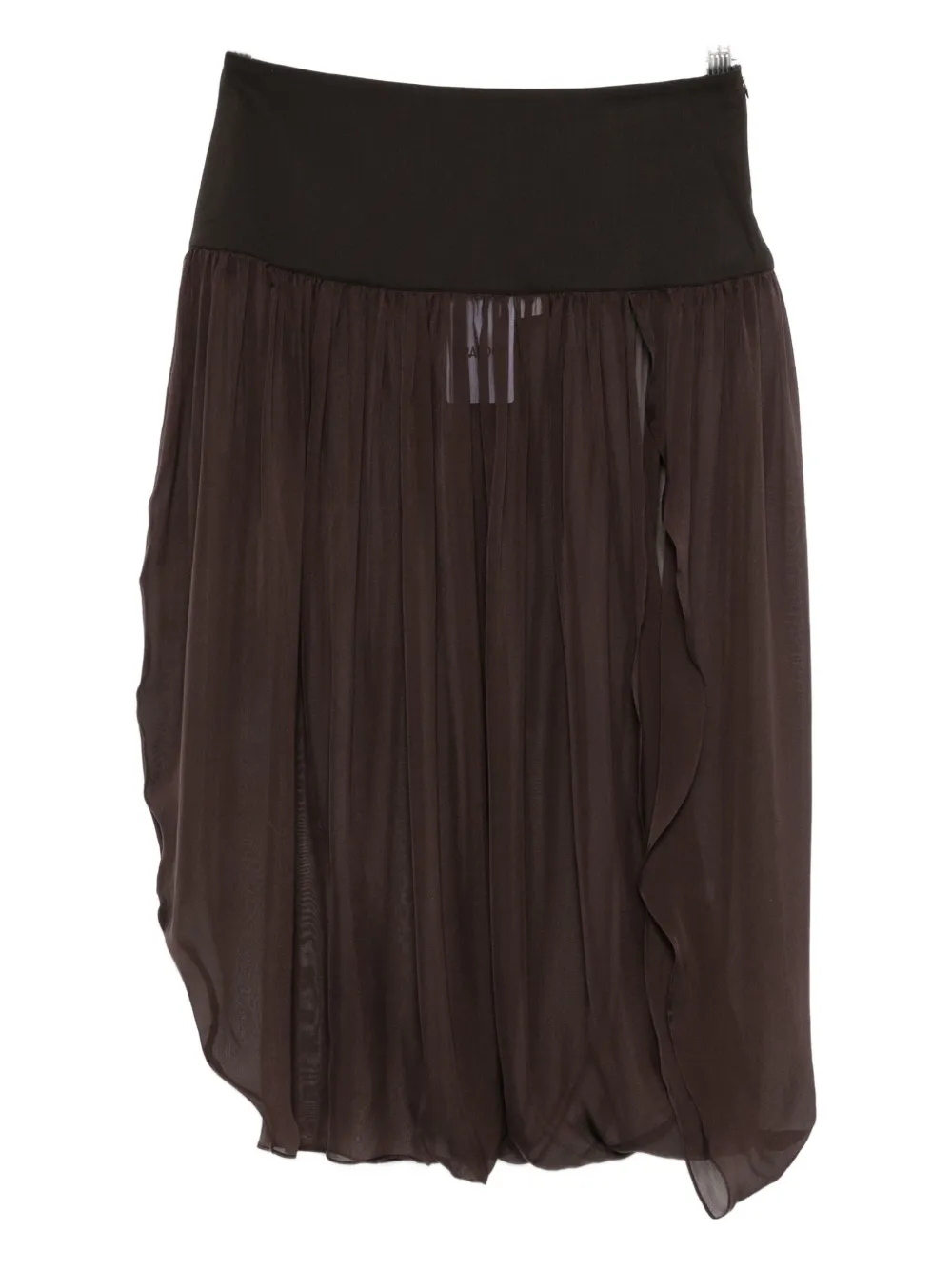 Юбка с оборками и высокой талией Paloma Wool, коричневый
Юбка с оборками и высокой талией Paloma Wool, коричневый