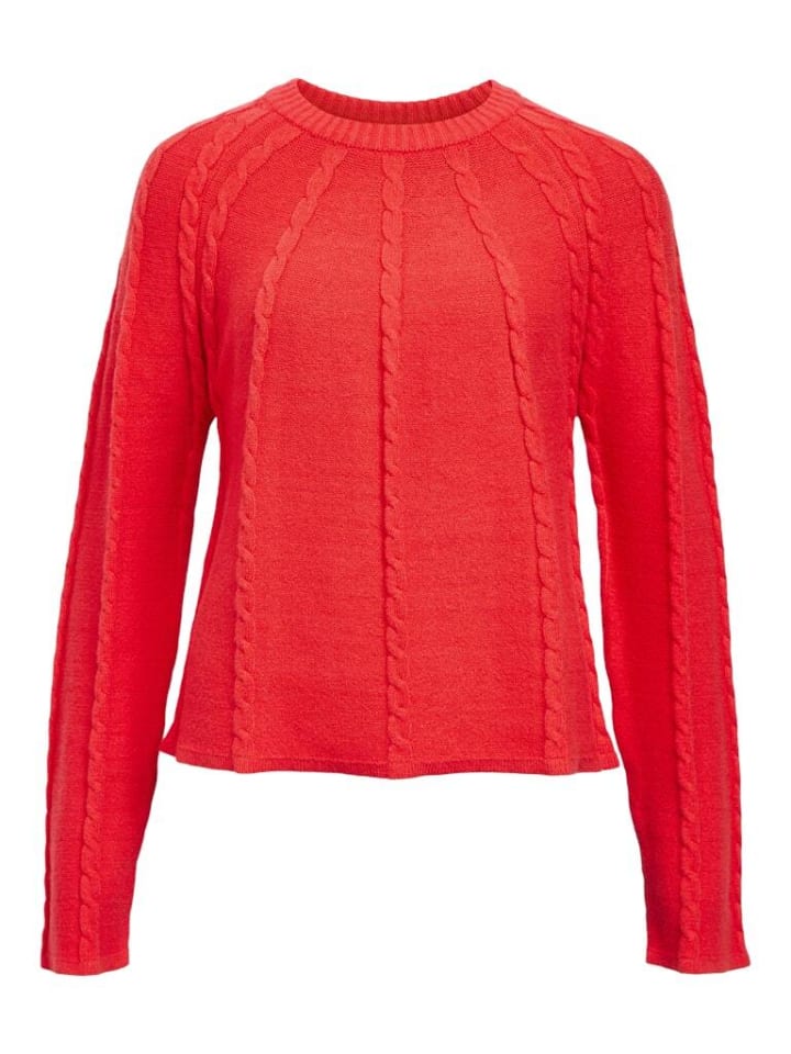 Пуловер Object, цвет flame scarlet
Пуловер Object, цвет flame scarlet
