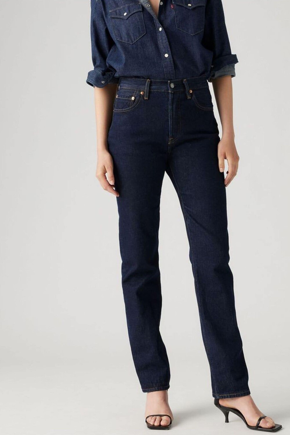 Женские джинсы 501 из 100% хлопка с плоской отделкой Levi'S, синий
Женские джинсы 501 из 100% хлопка с плоской отделкой Levi'S, синий