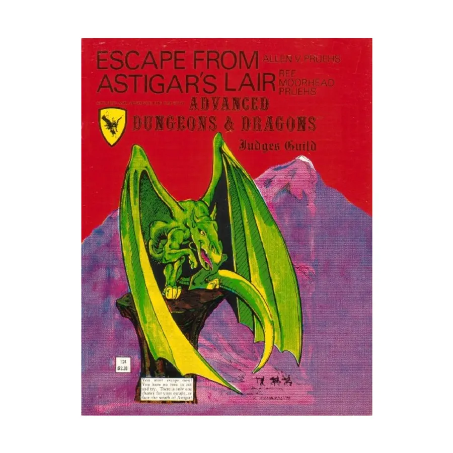 Модуль Escape from Astigar's Lair (2nd Printing), Dungeons & Dragons Fantasy Modules (D - F) (Judges Guild)
Модуль Escape from Astigar's Lair (2nd Printing), Dungeons & Dragons Fantasy Modules (D - F) (Judges Guild)