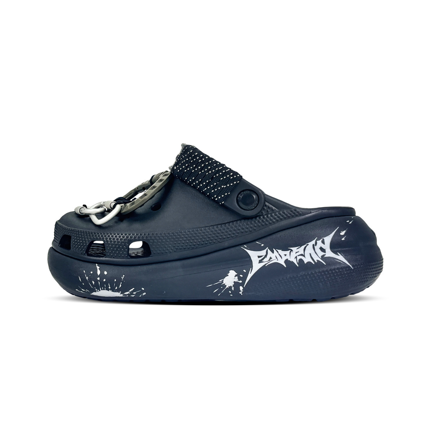 Crocs Кроссовки Crush Clog унисекс черные, цвет Black 
Crocs Кроссовки Crush Clog унисекс черные, цвет Black