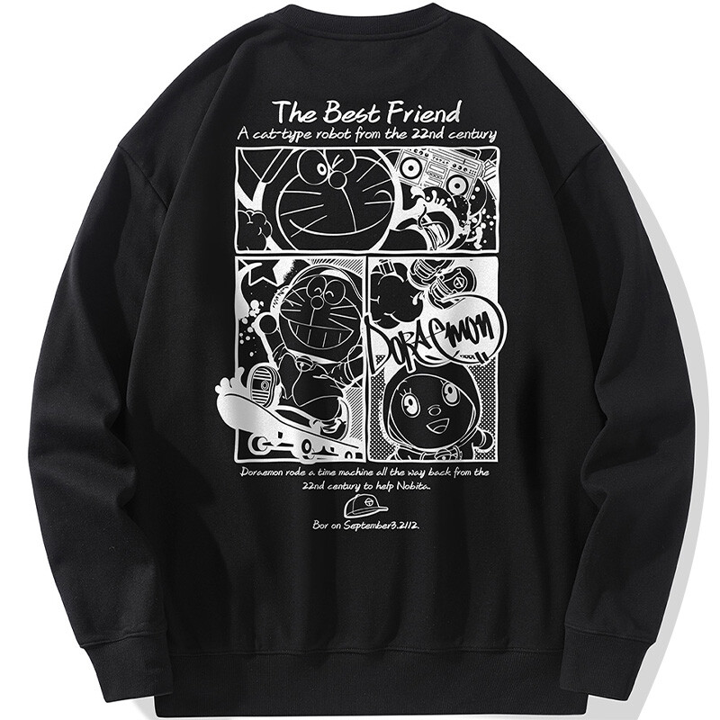 Толстовка унисекс Doraemon, Черный
Толстовка унисекс Doraemon, Черный