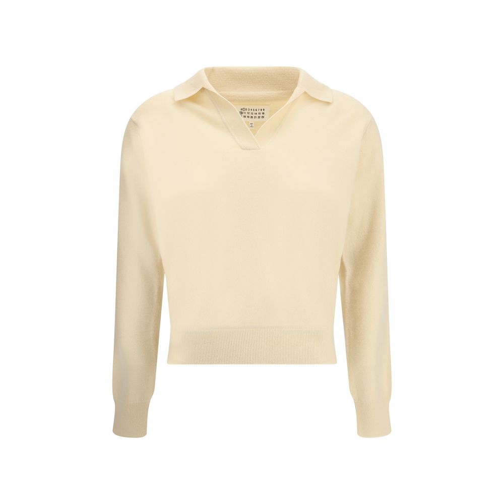Женский свитер Margiela Polo Margiela, кремовый
Женский свитер Margiela Polo Margiela, кремовый