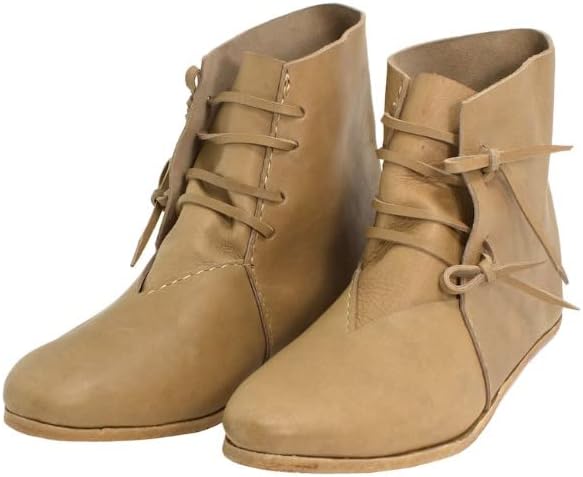 Средневековые кожаные мужские ботинки, кожаная просто прибитая подошва, натурально-коричневые Generic
Средневековые кожаные мужские ботинки, кожаная просто прибитая подошва, натурально-коричневые Generic