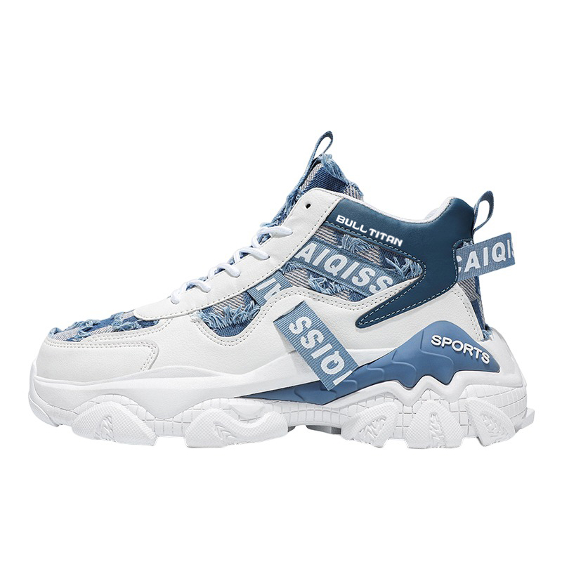 GONG NIU JU REN Антискользящие износостойкие массивные кроссовки унисекс бело-синие, цвет White Blue
GONG NIU JU REN Антискользящие износостойкие массивные кроссовки унисекс бело-синие, цвет White Blue