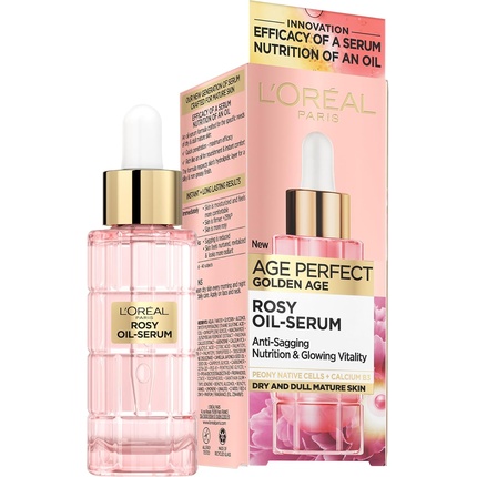 Сыворотка для лица L'Oreal Paris Age Perfect Golden Age Rosy Oil Boosts Skin Radiance
Сыворотка для лица L'Oreal Paris Age Perfect Golden Age Rosy Oil Boosts Skin Radiance