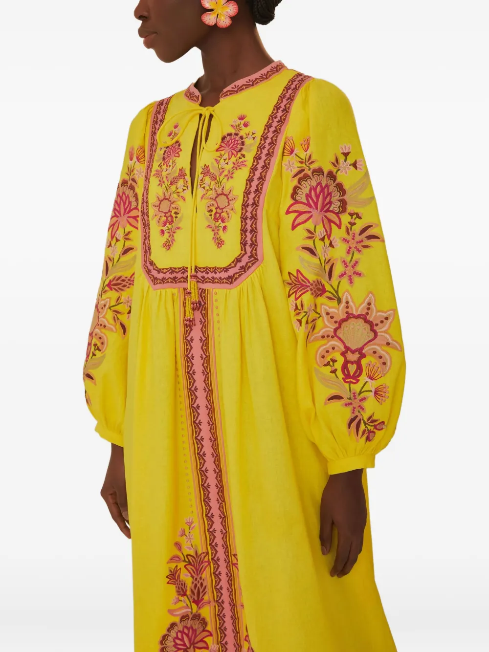 Платье миди с вышитым садовым гобеленом FARM Rio, желтый
Платье миди с вышитым садовым гобеленом FARM Rio, желтый