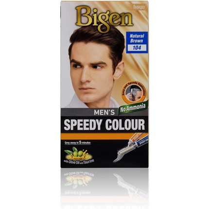 Мужская краска Speedy Color, легкое и быстрое нанесение, без аммиака, с аппликатором-расческой 104, натуральный коричневый Bigen
Мужская краска Speedy Color, легкое и быстрое нанесение, без аммиака, с аппликатором-расческой 104, натуральный коричневый Bigen