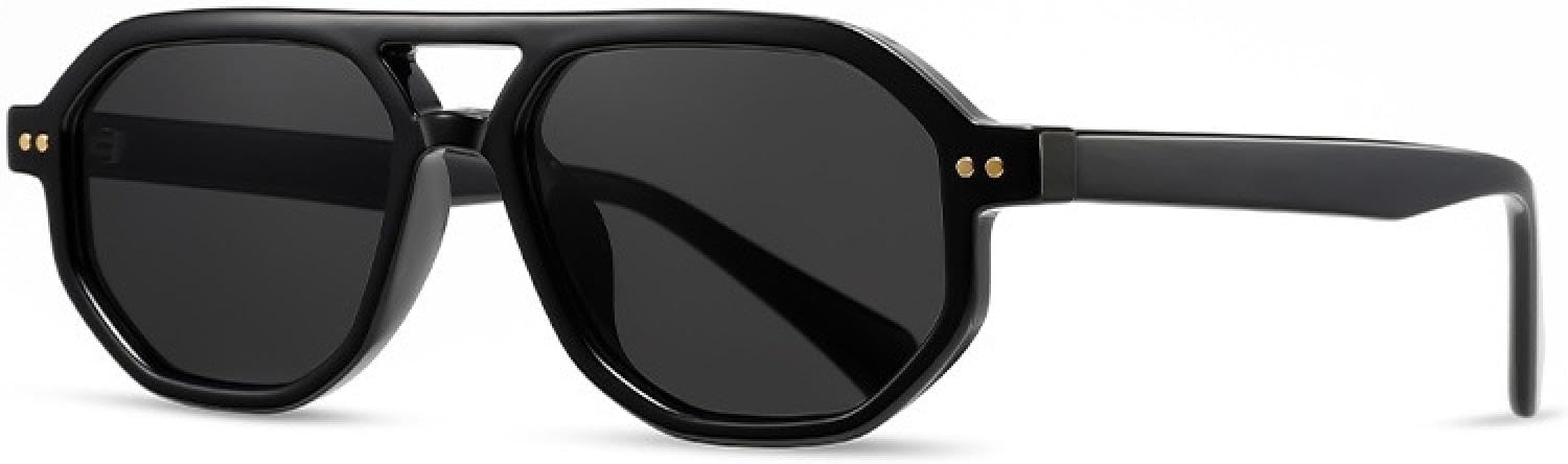 Ретро-солнцезащитные очки с двойной перемычкой, многоугольные, женские, люксовые, модные, градиентные, с защитой от УФ-излучения UV400, мужские, с заклепками TVTBBVV, Black Grey
Ретро-солнцезащитные очки с двойной перемычкой, многоугольные, женские, люксовые, модные, градиентные, с защитой от УФ-излучения UV400, мужские, с заклепками TVTBBVV, Black Grey