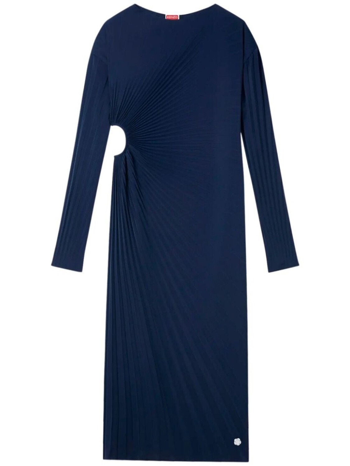 Kenzo платье-миди Sun-ray, синий 
Kenzo платье-миди Sun-ray, синий