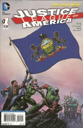 Justice League of America #1 Pennsylvania Flag Variant Cover (DC Comics)
Justice League of America #1 Pennsylvania Flag Variant Cover (DC Comics)