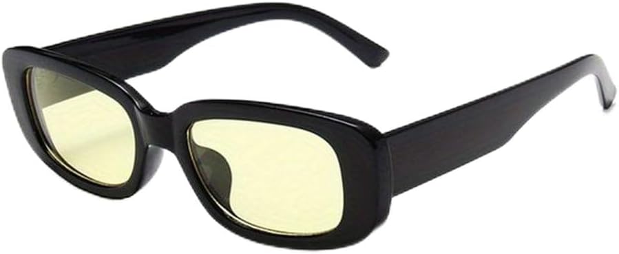 Модные солнцезащитные очки для женщин и мужчин в стиле ретро и винтаж с защитой от УФ-излучения UV400, идеально подходящие для летнего отдыха на пляже и путешествий TYUVIVO, Black Yellow
Модные солнцезащитные очки для женщин и мужчин в стиле ретро и винтаж с защитой от УФ-излучения UV400, идеально подходящие для летнего отдыха на пляже и путешествий TYUVIVO, Black Yellow