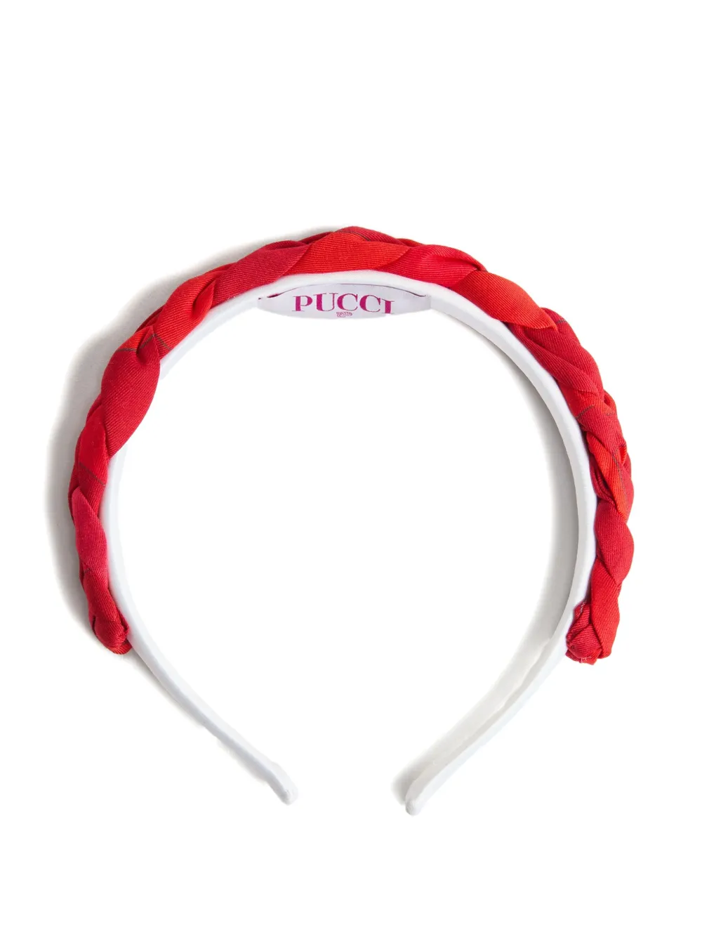 Косичка-ободок с принтом "мармо" Pucci Junior, красный
Косичка-ободок с принтом "мармо" Pucci Junior, красный