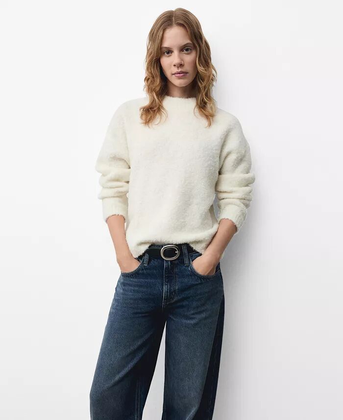 Женский вязаный свитер с круглым вырезом MANGO, коричневый/бежевый
Женский вязаный свитер с круглым вырезом MANGO, коричневый/бежевый