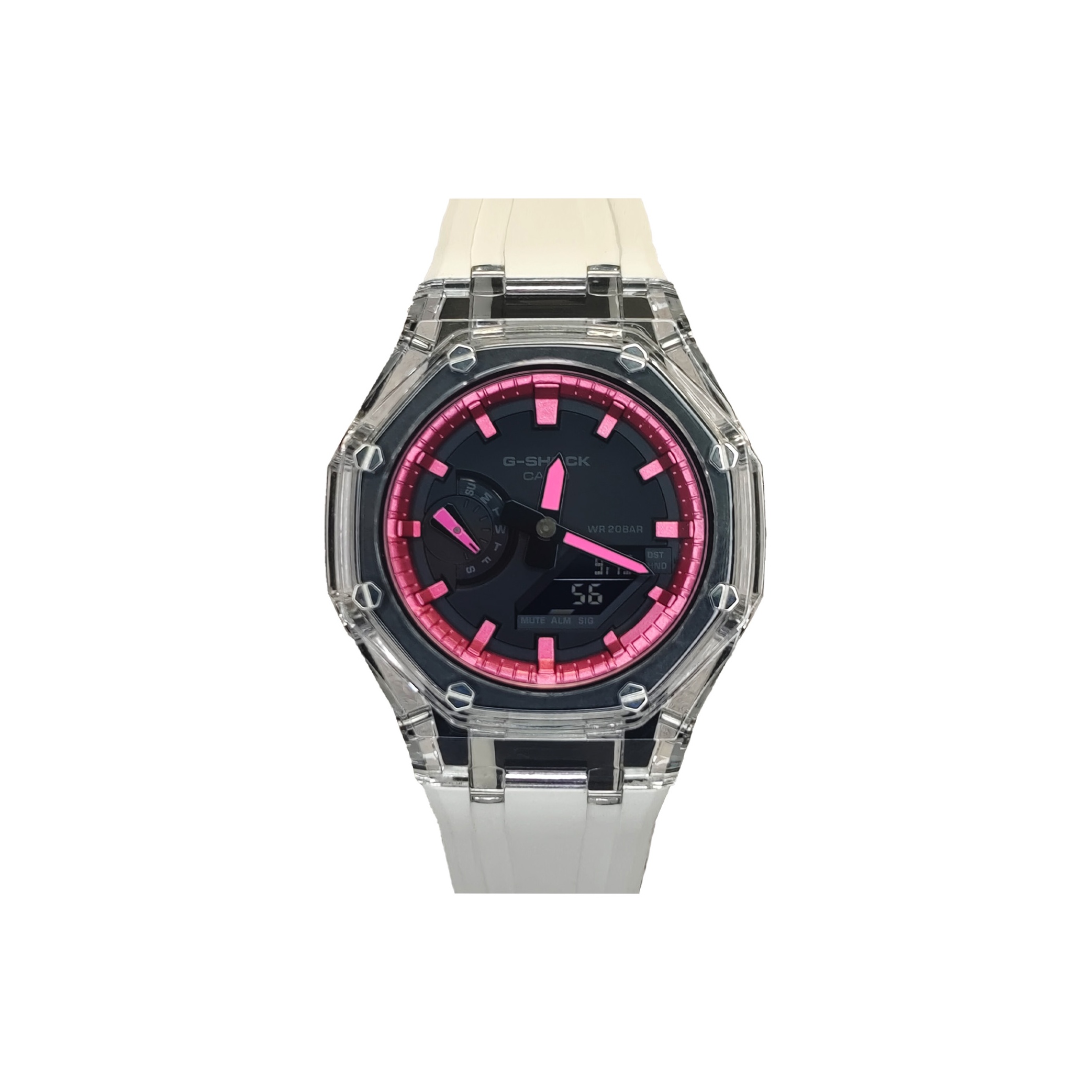 CASIO Часы Men Liquid Crystal/Analog Dual Display Series Black Watch, Transparent Dark White Pink
CASIO Часы Men Liquid Crystal/Analog Dual Display Series Black Watch, Transparent Dark White Pink