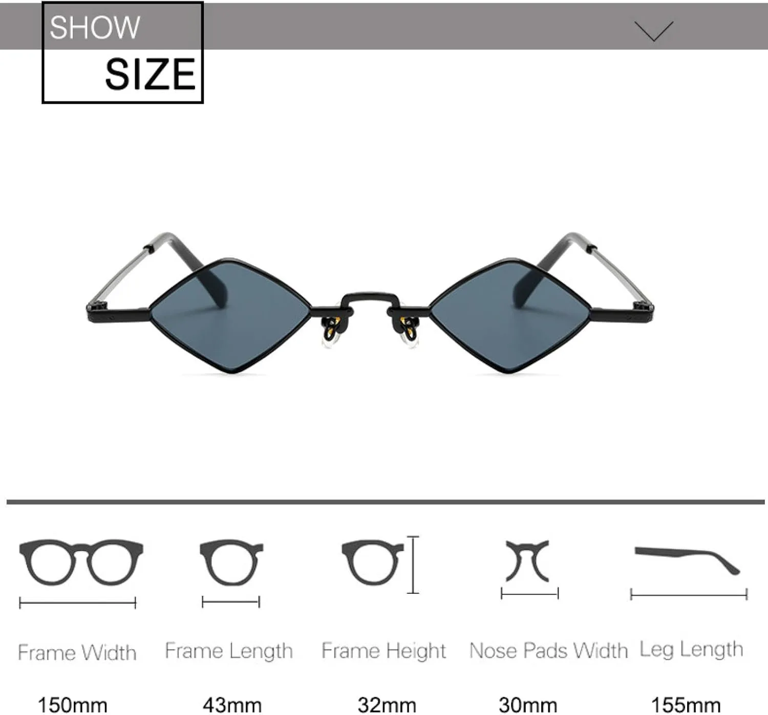 Модные солнцезащитные очки для женщин в винтажном стиле с металлическим корпусом, маленькая оправа, ретро-панк, защита от УФ-излучения UV400 TVTBBVV, C3 Gold-brown
Модные солнцезащитные очки для женщин в винтажном стиле с металлическим корпусом, маленькая оправа, ретро-панк, защита от УФ-излучения UV400 TVTBBVV, C3 Gold-brown