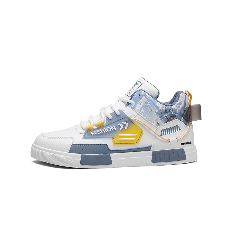 Нескользящие мужские кроссовки средней высоты King Jinmai, White Blue
Нескользящие мужские кроссовки средней высоты King Jinmai, White Blue