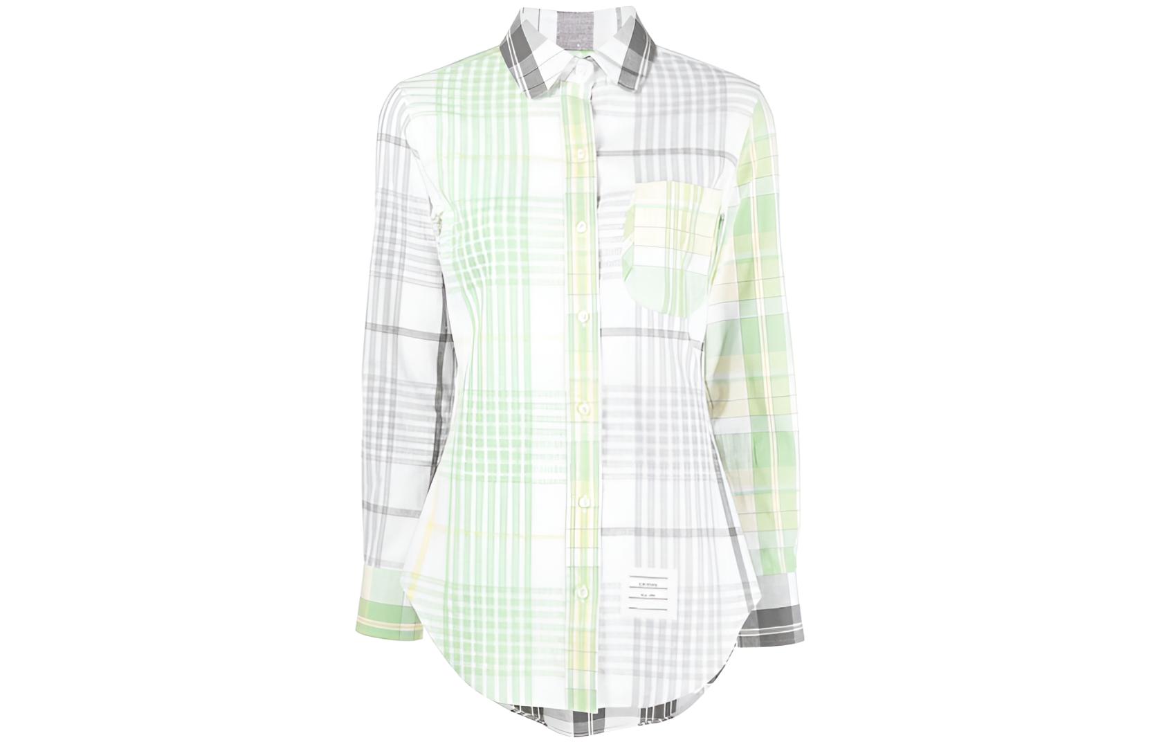 Рубашка Check pattern Cotton Blazer THOM BROWNE, мультиколор
Рубашка Check pattern Cotton Blazer THOM BROWNE, мультиколор