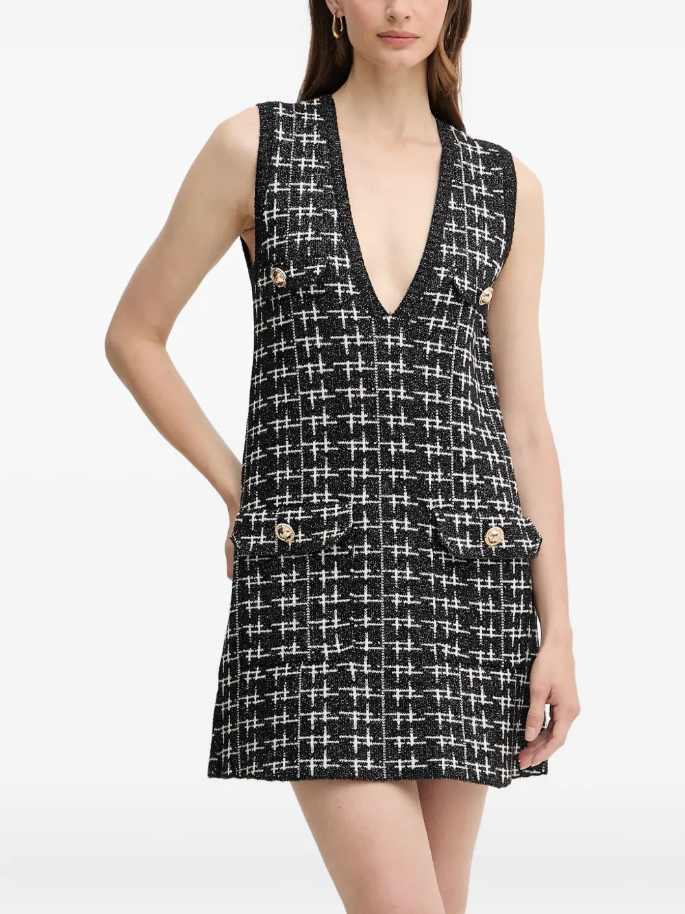 Мини-платье из твида Silvian Heach, черный
Мини-платье из твида Silvian Heach, черный