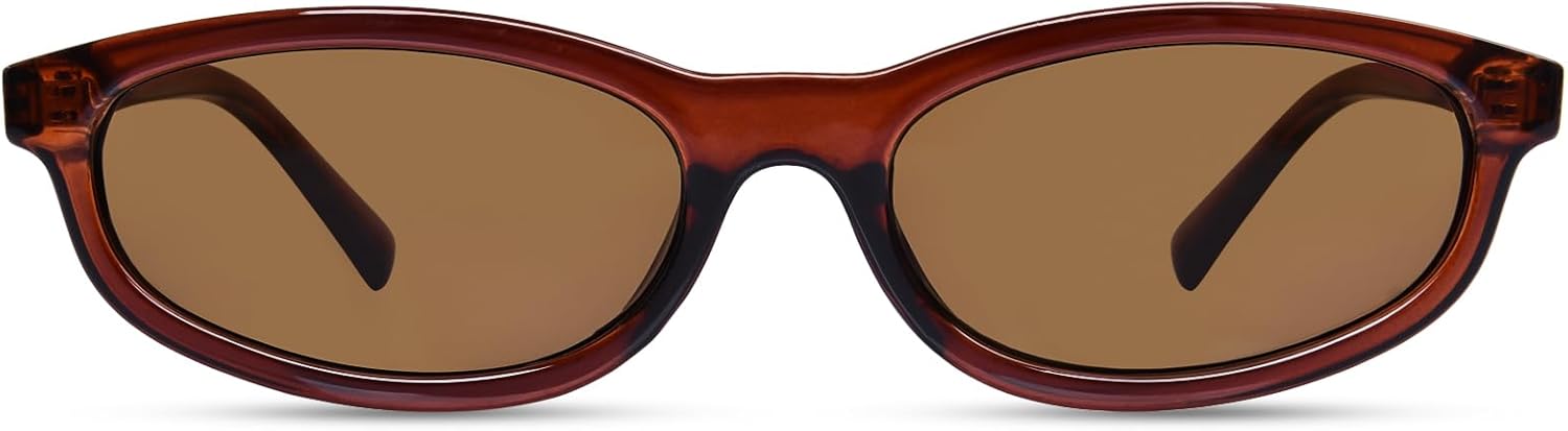 Узкие квадратные солнцезащитные очки «кошачий глаз» для женщин, маленький размер, в стиле ретро 90-х, легкие солнцезащитные очки с защитой от УФ-излучения UV400 VEDAOHO, Brown
Узкие квадратные солнцезащитные очки «кошачий глаз» для женщин, маленький размер, в стиле ретро 90-х, легкие солнцезащитные очки с защитой от УФ-излучения UV400 VEDAOHO, Brown