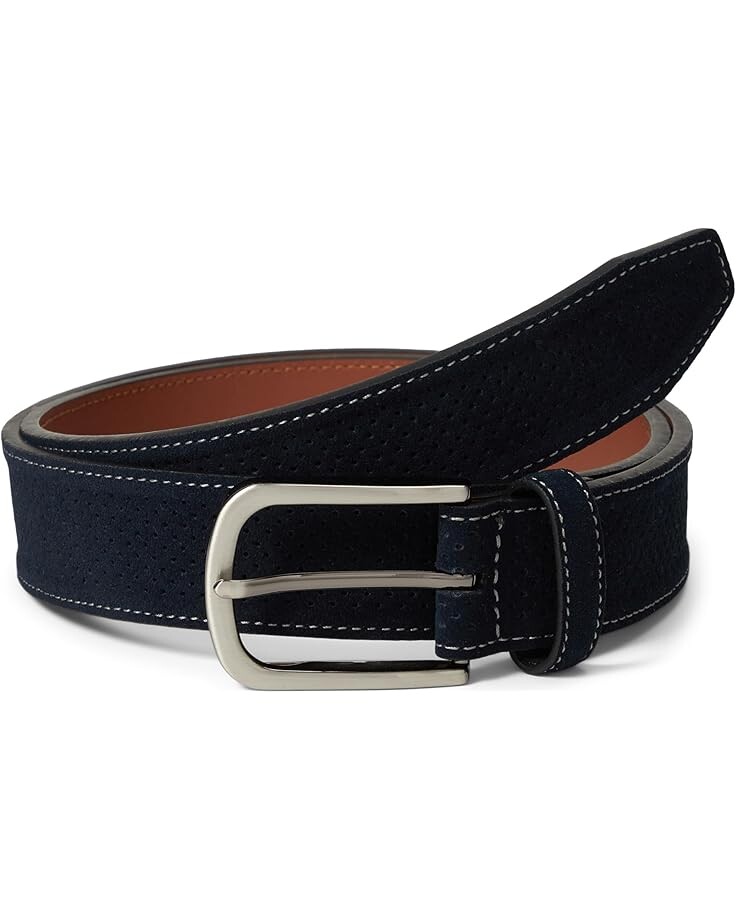 Ремень Johnston & Murphy Perforated Suede, темно-синий
Ремень Johnston & Murphy Perforated Suede, темно-синий