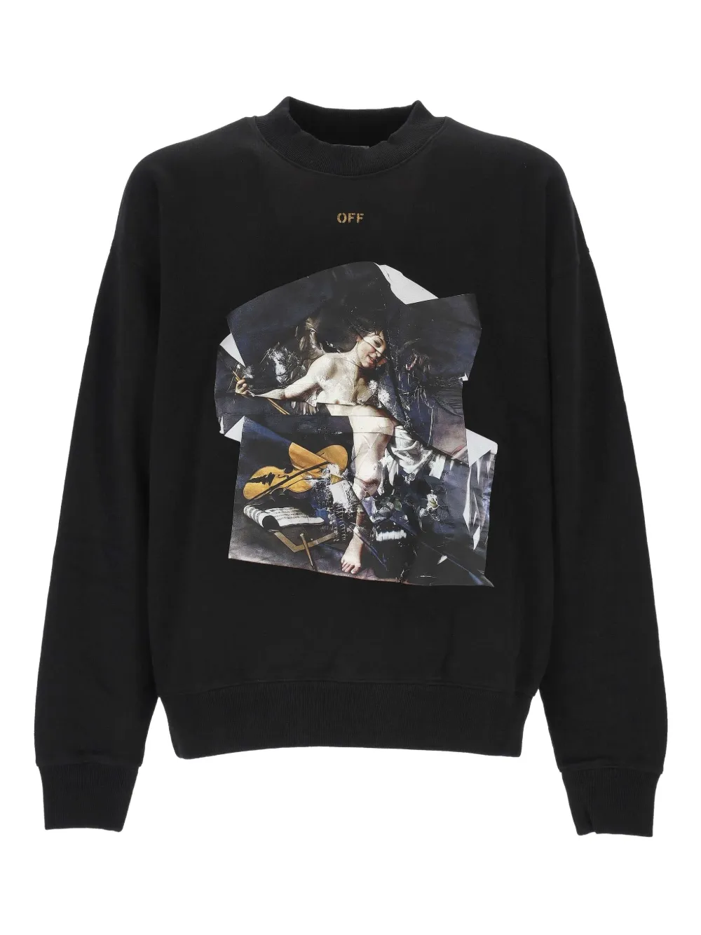 Свитшот с принтом в виде произведения искусства OFF-WHITE, черный
Свитшот с принтом в виде произведения искусства OFF-WHITE, черный