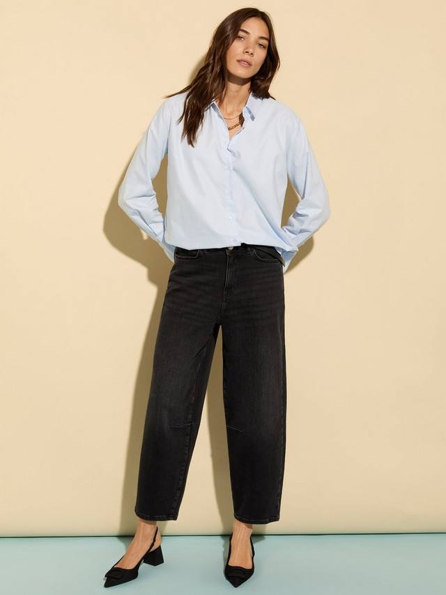 Джинсы в форме подковы из органического хлопка Baukjen, цвет Washed Black
Джинсы в форме подковы из органического хлопка Baukjen, цвет Washed Black