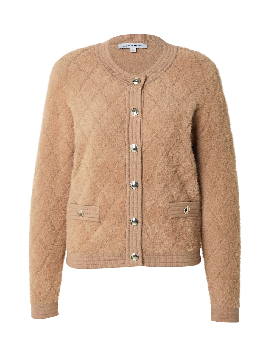 Вязаный кардиган MORE & MORE, коричневый
Вязаный кардиган MORE & MORE, коричневый
