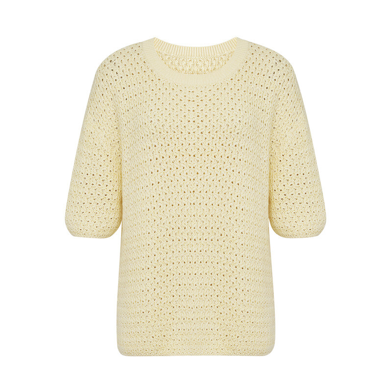 Пуловер Deep Breath короткими рукавами, желтый
Пуловер Deep Breath короткими рукавами, желтый