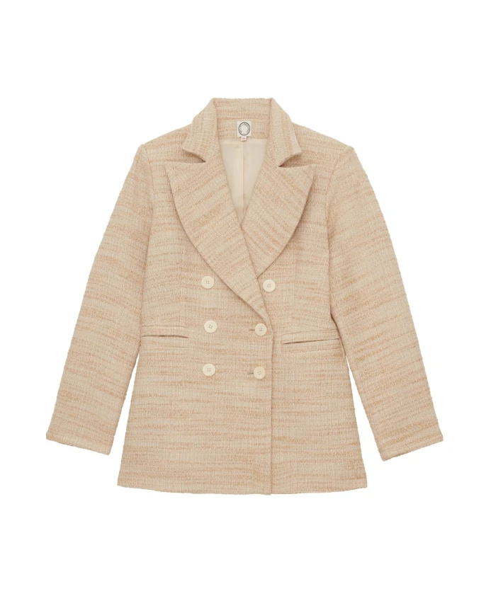 Куртка Барта из хлопчатобумажной смеси песочного цвета. Ines De La Fressange Paris, бежевый
Куртка Барта из хлопчатобумажной смеси песочного цвета. Ines De La Fressange Paris, бежевый