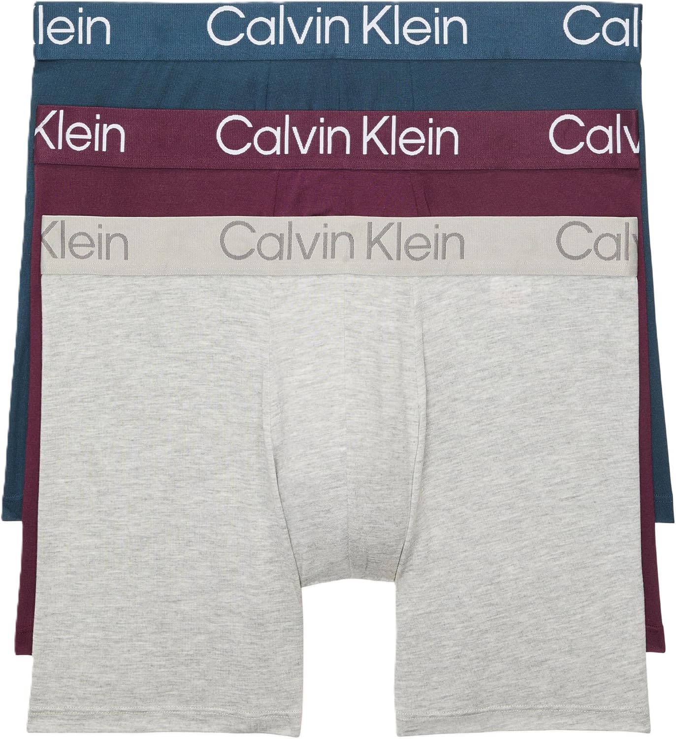 Ультрамягкие современные трусы-боксеры Calvin Klein для мужчин, Grey Heather, Navy Stone, Mauve Wine
Ультрамягкие современные трусы-боксеры Calvin Klein для мужчин, Grey Heather, Navy Stone, Mauve Wine