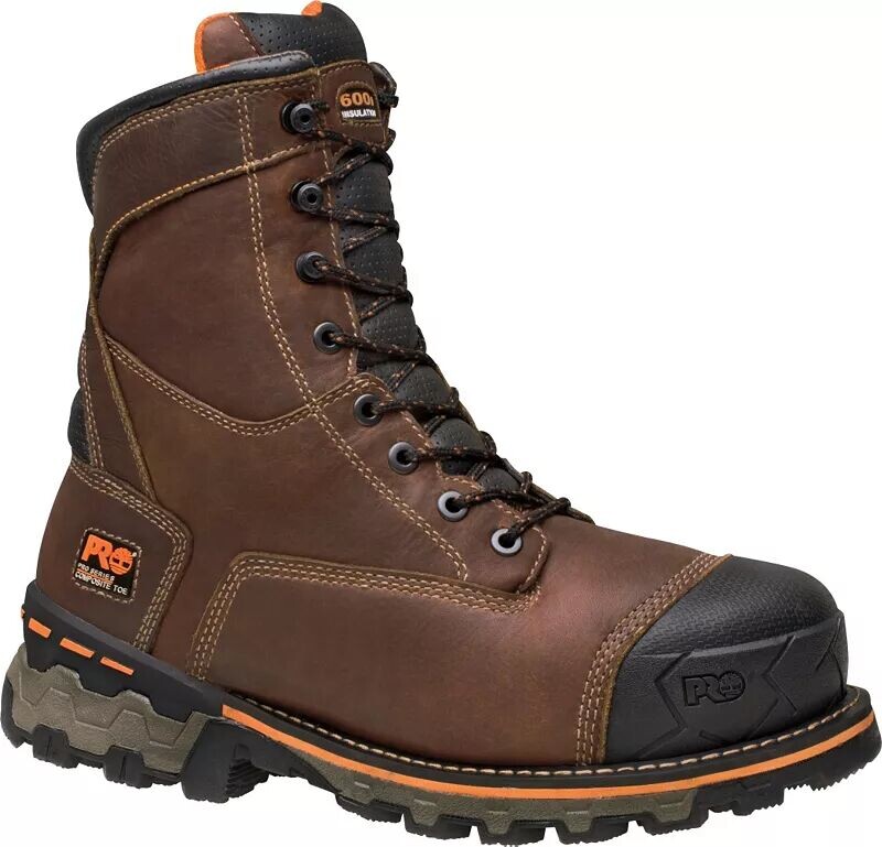 Мужские рабочие ботинки Boondock Timberland PRO, 8 дюймов, водонепроницаемые, 600 г, с композитным носком, коричневый
Мужские рабочие ботинки Boondock Timberland PRO, 8 дюймов, водонепроницаемые, 600 г, с композитным носком, коричневый
