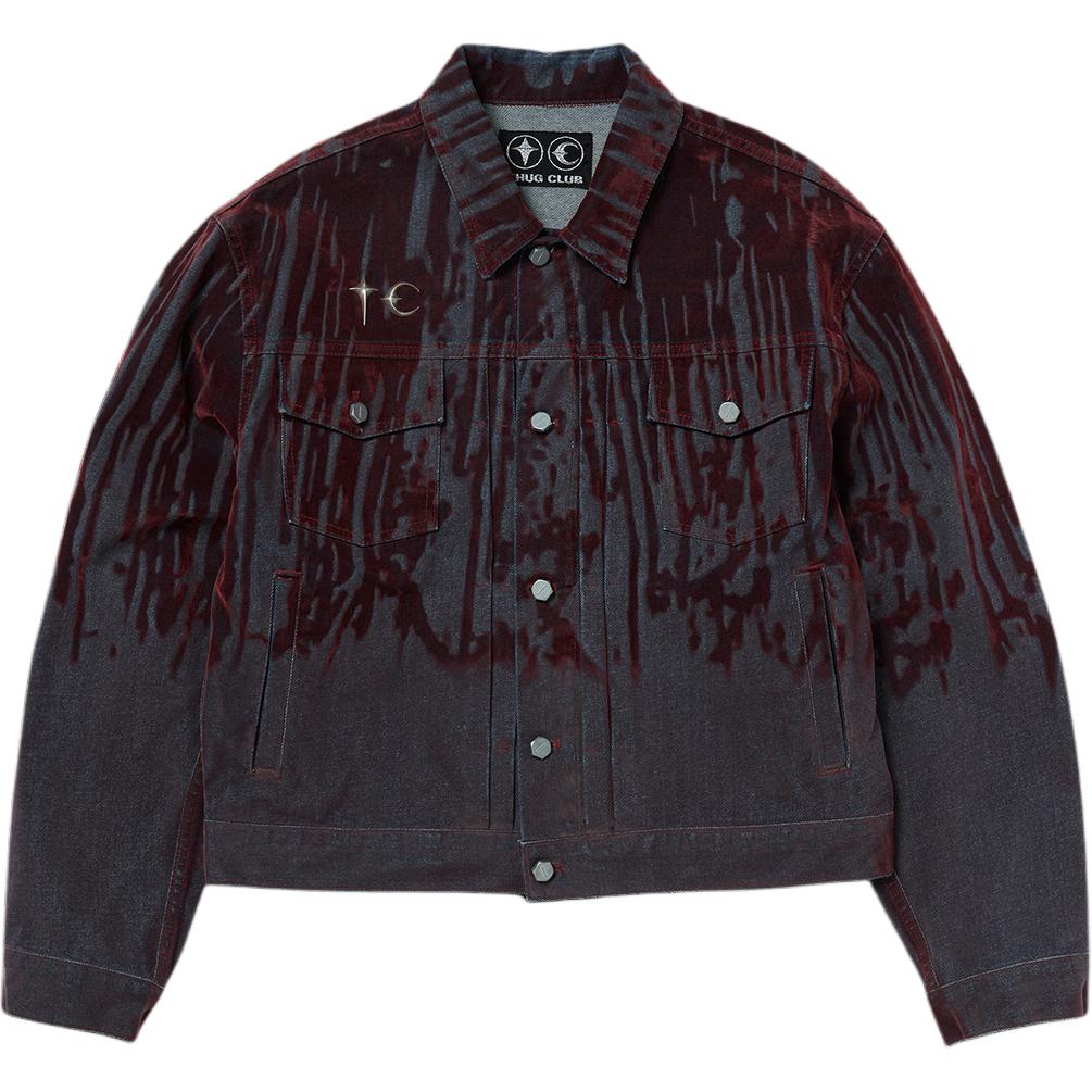 THUG CLUB Лазерная джинсовая куртка, Red
THUG CLUB Лазерная джинсовая куртка, Red