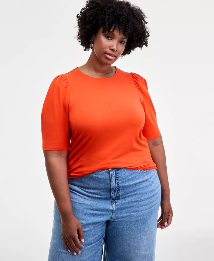 Топ Trendy Plus с принтом, рукавами-буфами и круглым вырезом On 34th, оранжевый
Топ Trendy Plus с принтом, рукавами-буфами и круглым вырезом On 34th, оранжевый