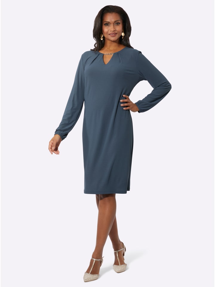 Платье из джерси дымчато-синего цвета WITT WEIDEN
Платье из джерси дымчато-синего цвета WITT WEIDEN