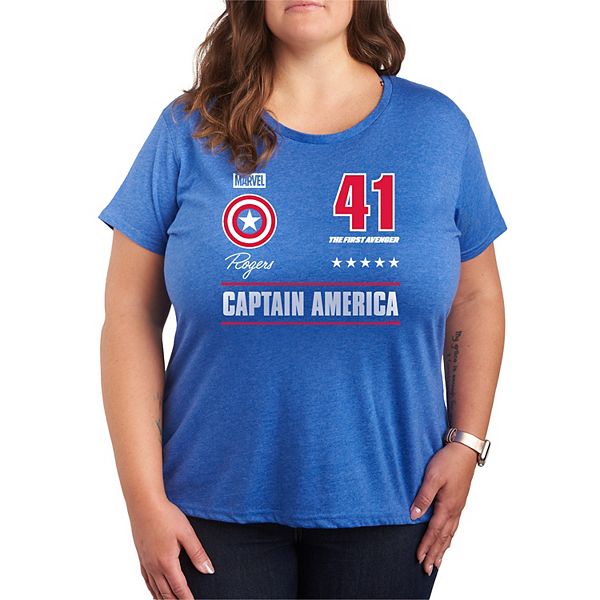 Футболка Plus size с принтом Captain America Marvel, Heather Royal Blue
Футболка Plus size с принтом Captain America Marvel, Heather Royal Blue