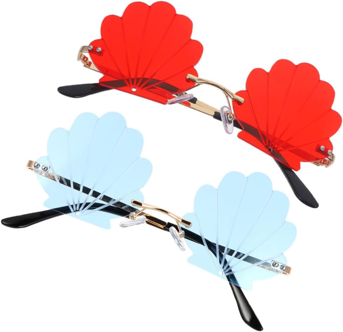 BESPORTBLE 2 пары безободковых солнцезащитных очков в форме ракушки для женщин. Модные безободковые декоративные очки для пляжного отдыха. Стильные очки с узором в виде ракушек для повседневной носки, Assorted Color
BESPORTBLE 2 пары безободковых солнцезащитных очков в форме ракушки для женщин. Модные безободковые декоративные очки для пляжного отдыха. Стильные очки с узором в виде ракушек для повседневной носки, Assorted Color