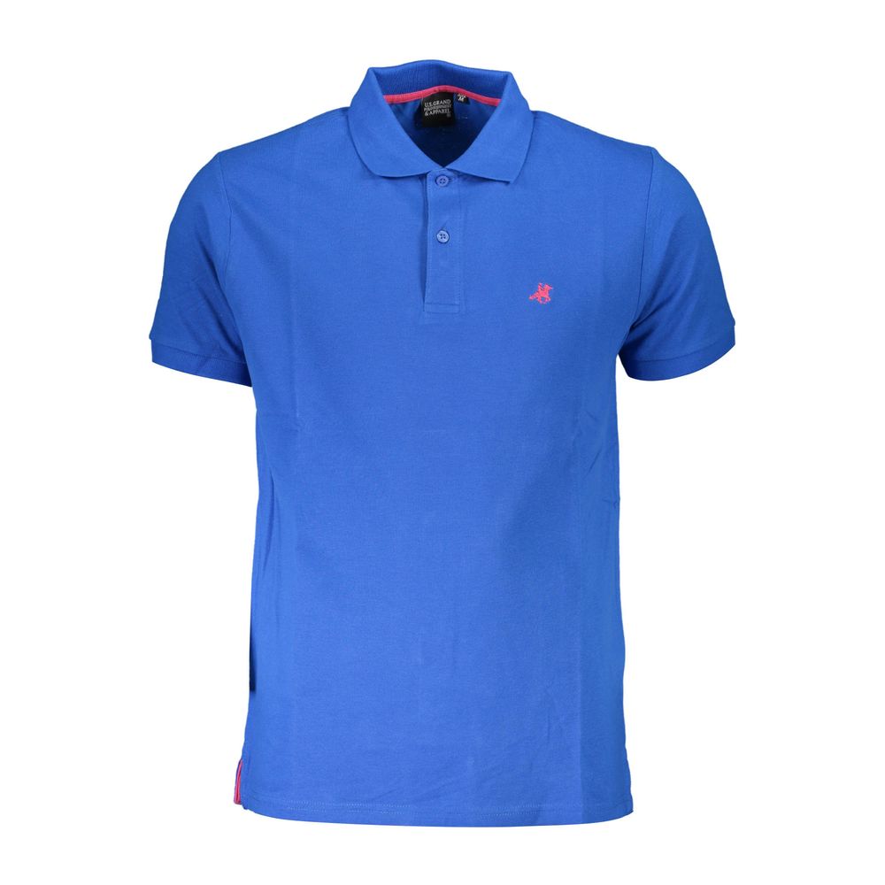 Синяя хлопковая рубашка-поло U.S. Polo, синий
Синяя хлопковая рубашка-поло U.S. Polo, синий