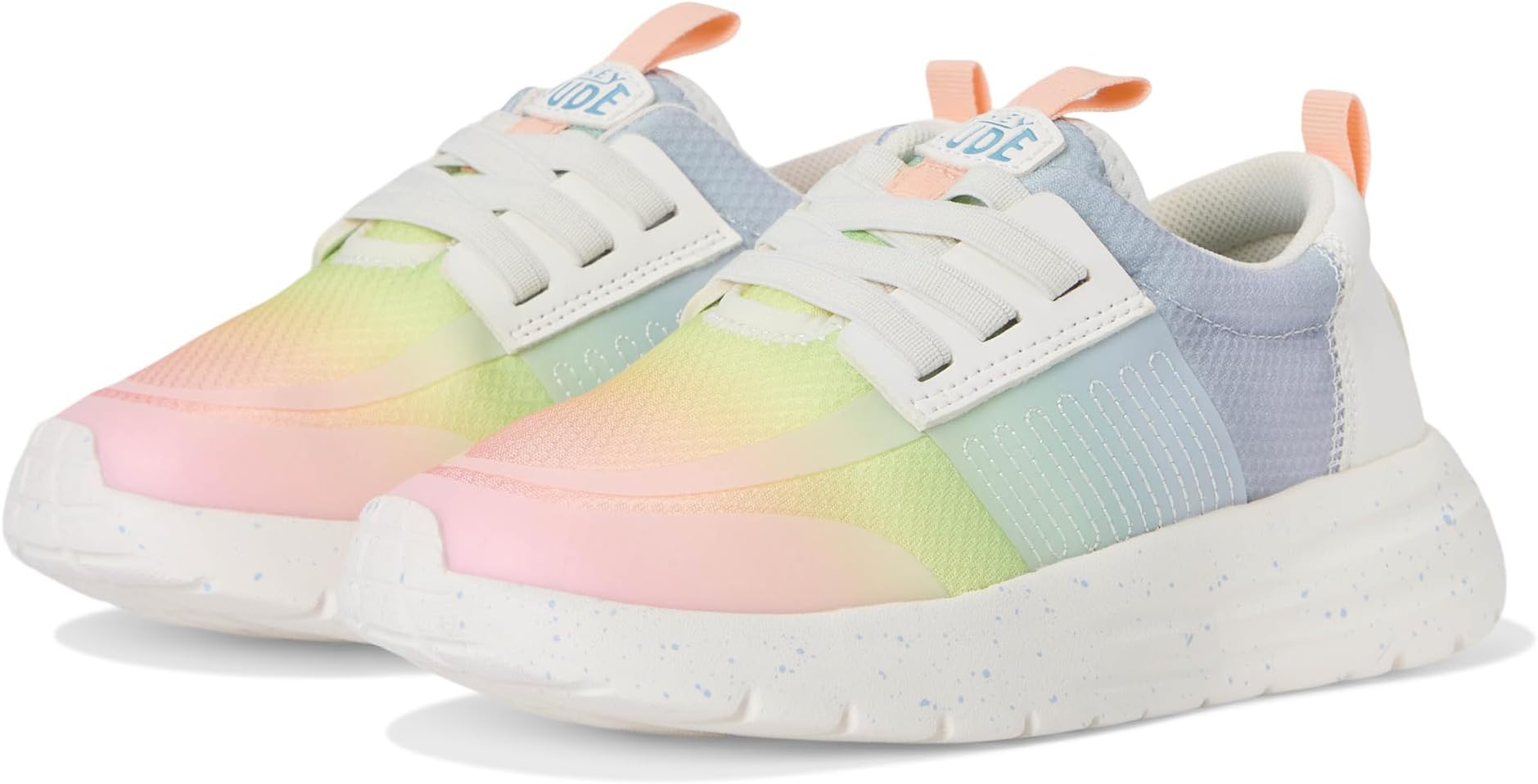 Кроссовки Hey Dude Kids Sirocco Play Ombre, White/Rainbow
Кроссовки Hey Dude Kids Sirocco Play Ombre, White/Rainbow