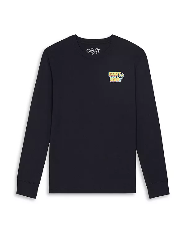 Футболка с длинными рукавами с графическим принтом "Захватчики" для мальчиков - для малышей и для взрослых. Goat Usa, черный
Футболка с длинными рукавами с графическим принтом "Захватчики" для мальчиков - для малышей и для взрослых. Goat Usa, черный