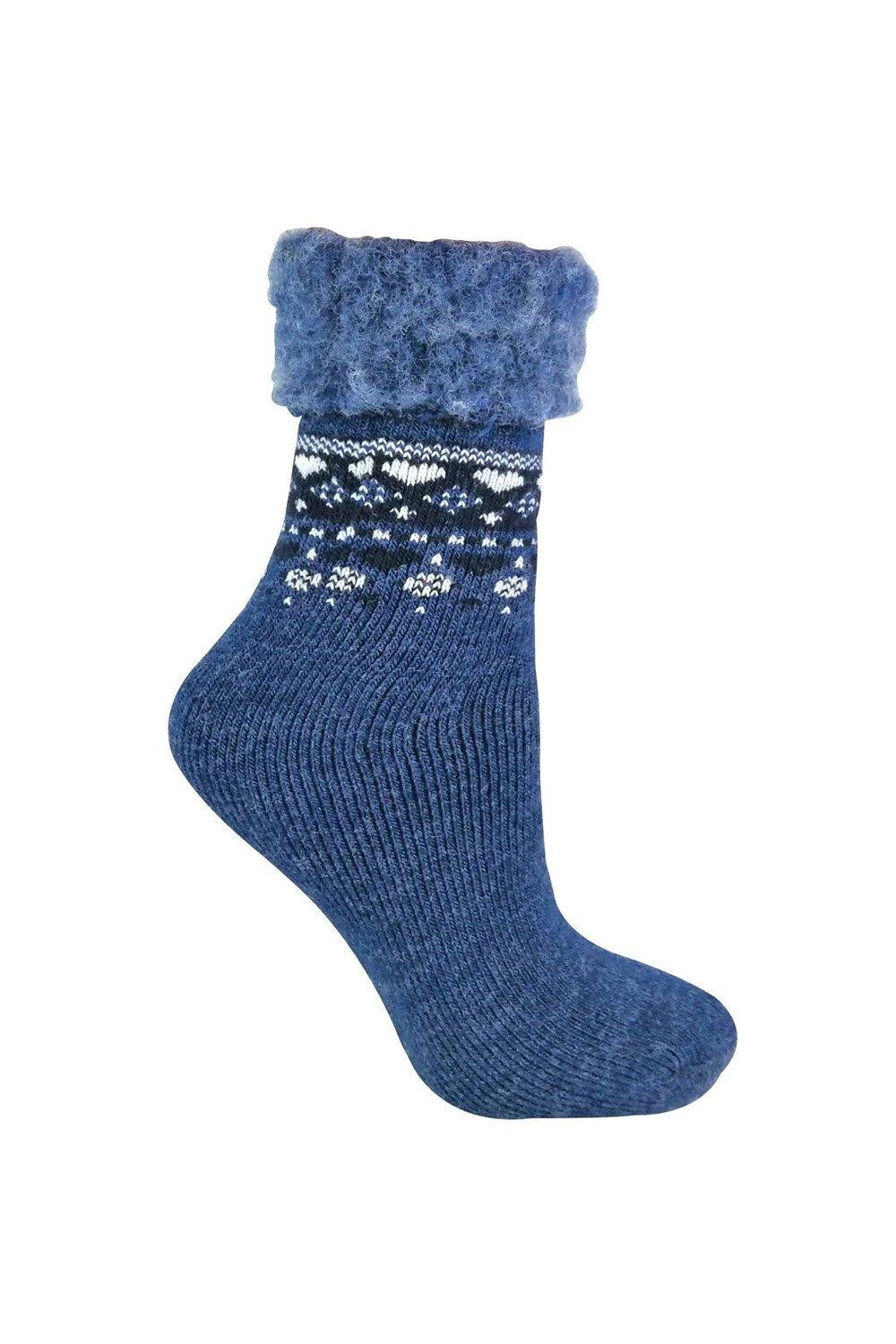 Теплые зимние носки с перевернутым верхом в скандинавском стиле Sock Snob, синий
Теплые зимние носки с перевернутым верхом в скандинавском стиле Sock Snob, синий