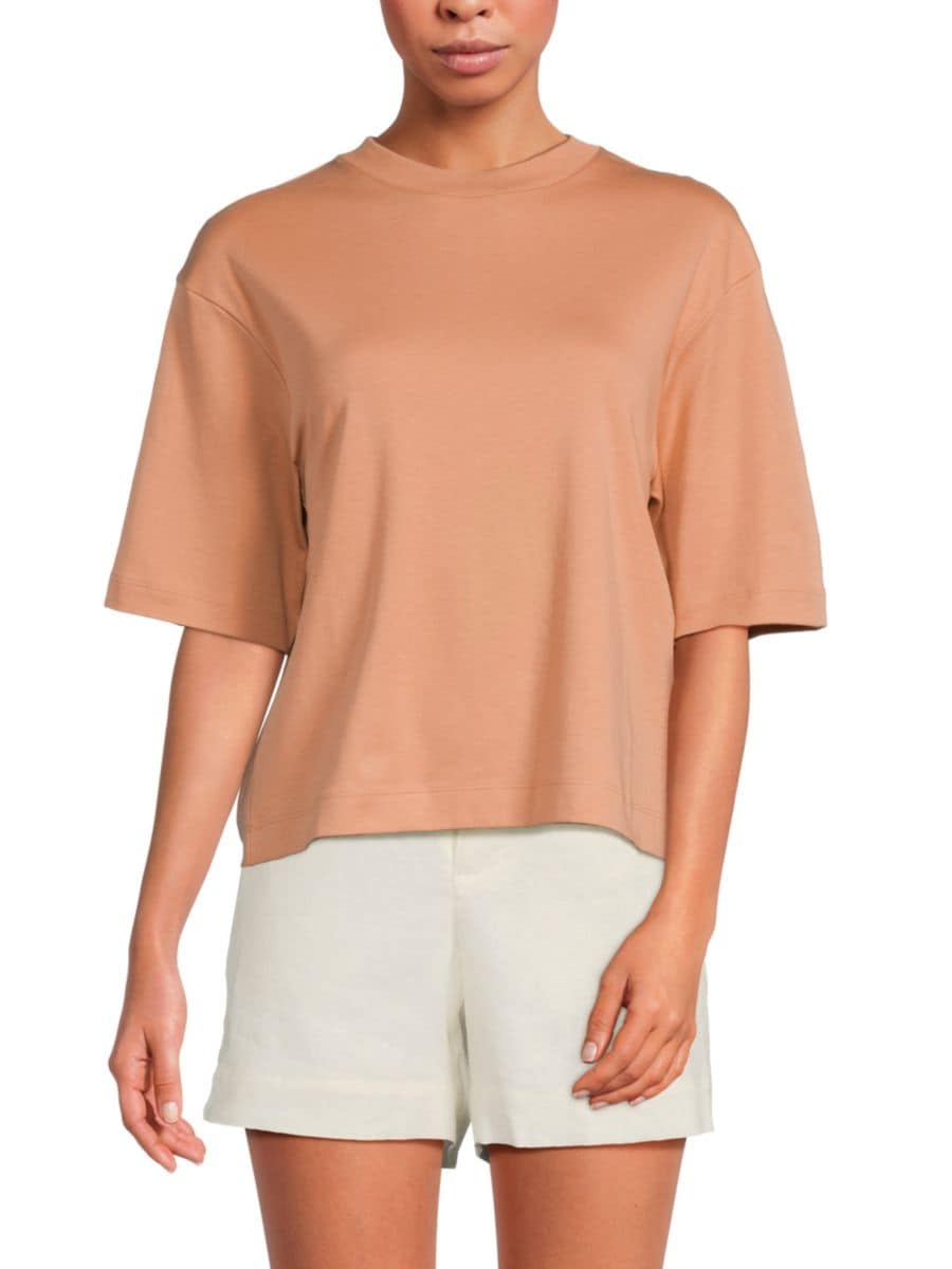 Футболка с широкими рукавами из хлопка пима Vince, цвет Dark Apricot
Футболка с широкими рукавами из хлопка пима Vince, цвет Dark Apricot