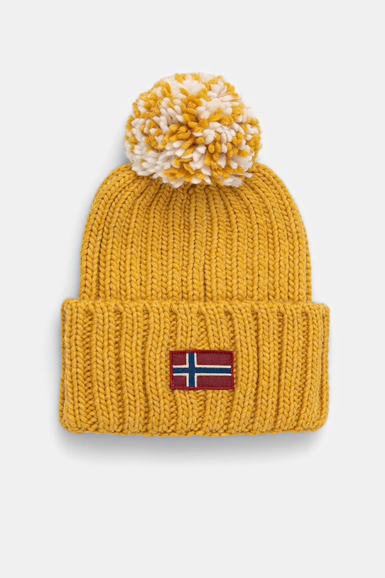 Шапка из смеси шерсти Semiura Napapijri, желтый
Шапка из смеси шерсти Semiura Napapijri, желтый