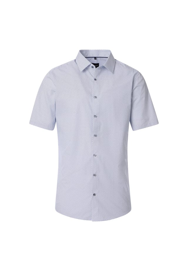 Рубашка делового покроя с коротким рукавом и принтом современный крой Venti, голубой
Рубашка делового покроя с коротким рукавом и принтом современный крой Venti, голубой
